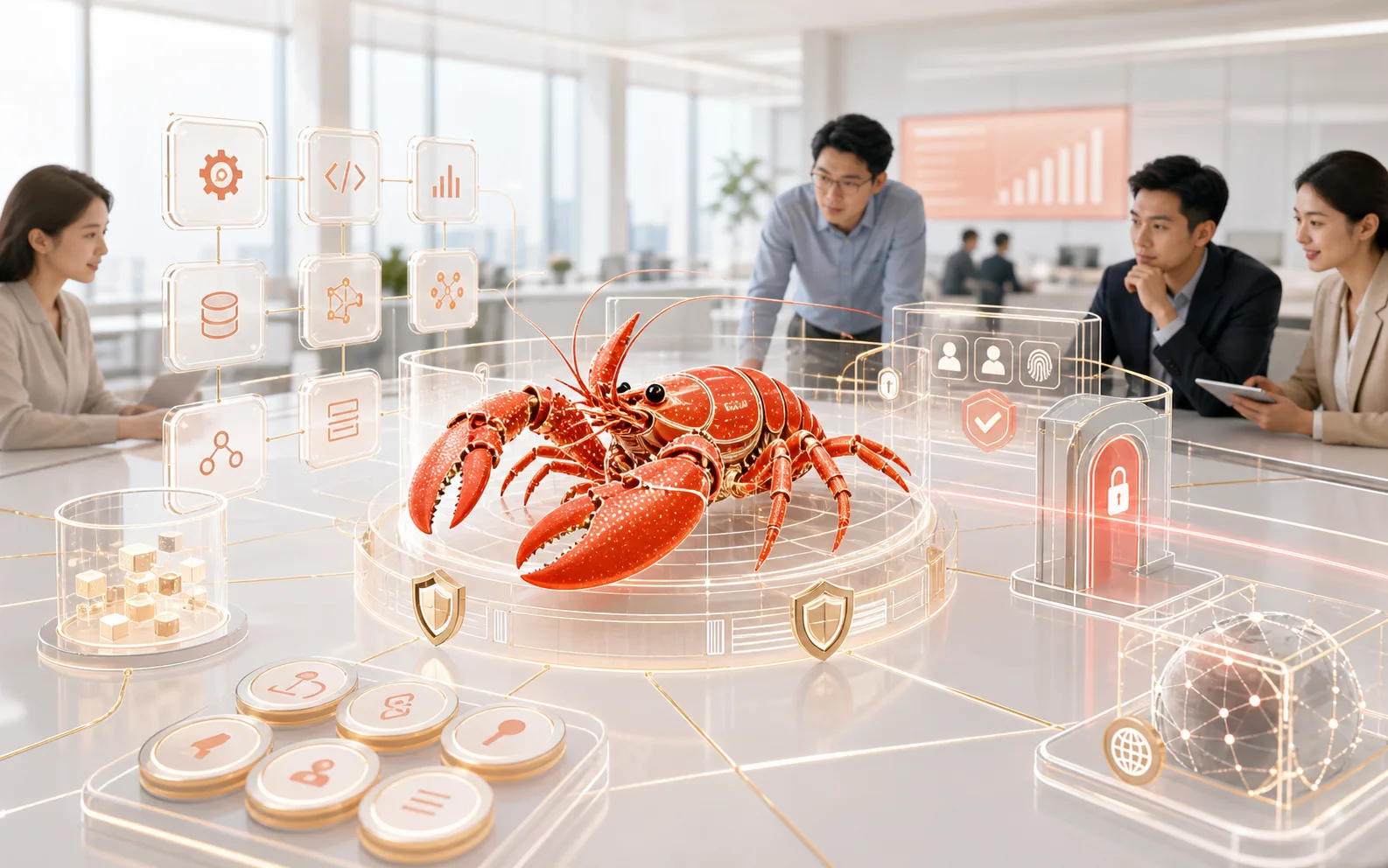 夯養龍蝦 金融業跟進嗎？ 配圖